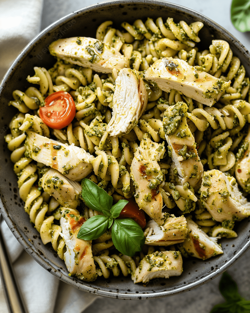 Customizable Pesto Chicken Pasta Bake: Adaptable Family Meal